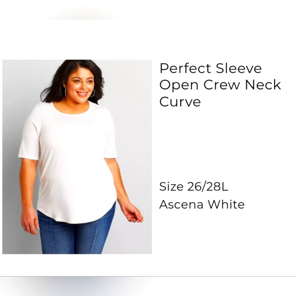 Perfect Sleeve Open Crew neck